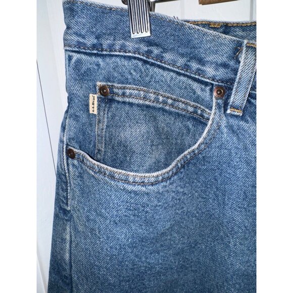 L.L.Bean Fleece Lined Relaxed Fit Jeans 36 Work Hunting Outdoor Cold weather - Picture 6 of 6